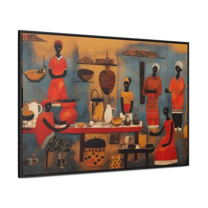 Togolese Family In Kitchen - Image 12