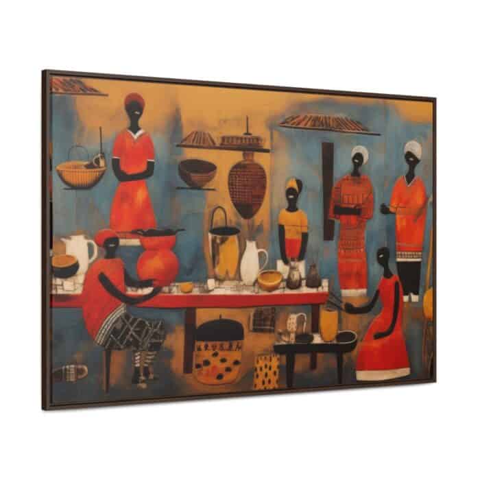 Togolese Family In Kitchen - Image 17