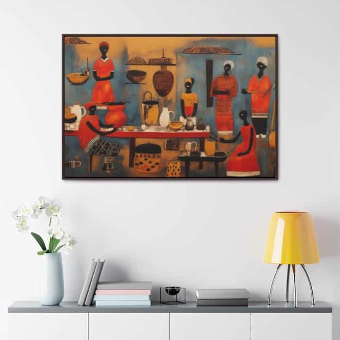 Togolese Family In Kitchen - Image 19