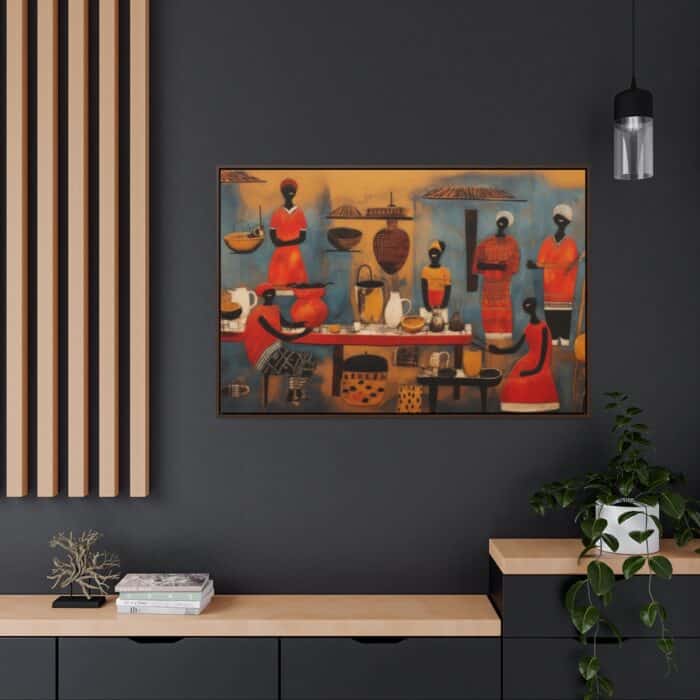 Togolese Family In Kitchen - Image 20