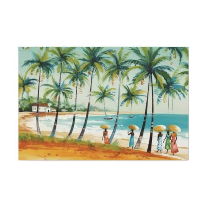 Togolese Family Enjoying The Beach - Image 1