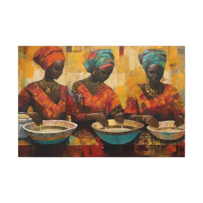 75760-7.jpg Togolese Women Preparing Food - Image 1