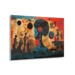 Togolese Woman Abstract Collage