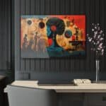 Togolese Woman Abstract Collage - Image 2