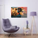 Togolese Woman Abstract Collage - Image 5