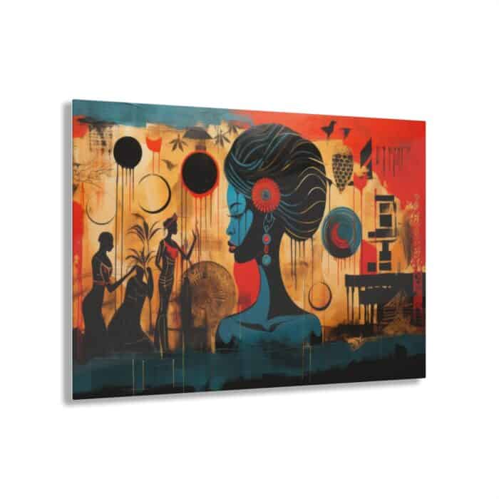 78315.jpg Togolese Woman Abstract Collage - Image 1